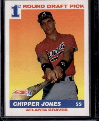 1991 Score - Chipper Jones #671 (RC) - Image 1 of 2