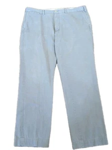 Polo Ralph Lauren Mens Size 38x31 Gray Slim Fit Flat Front Chino Pants 80 - Picture 1 of 9
