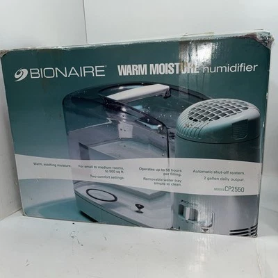 Bionaire Clear Mist Humidifier Model CP-2550 Vintage Old Stock 90s 2000 - Image 1 of 4