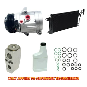 AC Compressor & Condenser Kit Fits Fusion 2006-2009 Mercury Milan 06-09 OEM SP17 - Picture 1 of 9