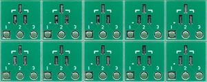 SOT-23-3,TO-236-3,SC-59-3,TSOP-3,SMT3 0.95mm(0.037") to 1xIDC1x3 - 10 PCS. [CA] - Picture 1 of 2