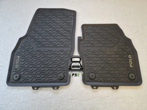 Alfombrillas de goma delanteras originales VW Polo MK6 para todas las estaciones 2G2061502 82V 2018-2025 - Imagen 1 de 8