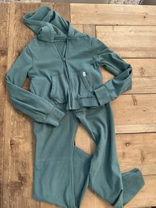 ABERCROMBIE - Girls Green Hoodie and Pants Set - SIZE 9/10 - Picture 1 of 14