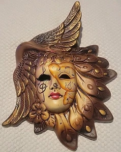 Venetian Ceramic Wall Mask - Picture 1 of 10