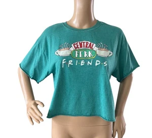 Camiseta Top FRIENDS Para Mujer Talla Grande Manga Corta Central Perk Recortada - Imagen 1 de 4
