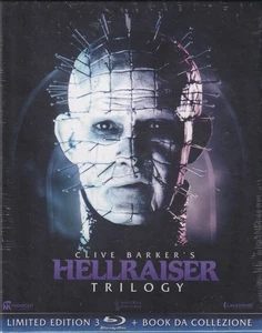 HELLRAISER TRILOGY BLU RAY LIMITED EDITION 3 FILM DISCHI + BOOK DA COLLEZ MX1178 - Foto 1 di 3