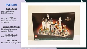 LEGO Architecture Schloss Neuschwanstein Bauset 21063, werkseitig versiegelt, USA - Bild 1 von 13