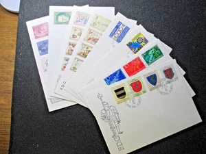Priv Sammlung Lot = 8x Ganzsache AUSGABETAG Ersttagsbrief ab 1963 LIECHTENSTEIN - Bild 1 von 3