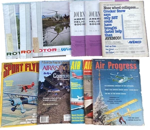 Magazine Lot Roto Wing Journal Helicopter Air Progress Pilot Sport Flying 1960’s - Picture 1 of 19