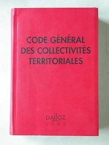 Code général des collectivités territoriales - Dalloz 1996 Droit - Picture 1 of 1