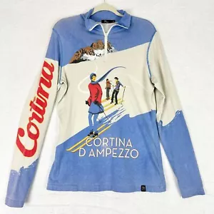 Neve Designs Cortina D'ampezzo Seide Wollmischung mittellagig Oberteil Pullover Größe Large - Bild 1 von 10