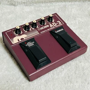 Boss AD-3 Acoustic Instrument Acoustic Processor Guitar Effect Pedal - Picture 1 of 15