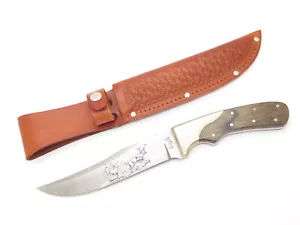 Vintage 80s Rigid RG-27 Fukuta Seki Japan Fixed Blade Buck Hunting Skinner Knife - Picture 1 of 10