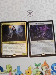 C4393 MAGIC MTG ELDRITCH MOON DISTENDED MINDBENDER BLOODHALL PRIEST NM RARE - Picture 1 of 24
