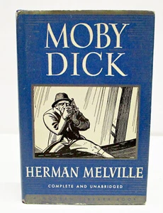 MOBY DICK by HERMAN MELVILLE HCDJ MODERN LIBRARY 119 (1950) - Imagen 1 de 10