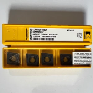 10pcs Kennametal CCMT120408LF KC5010 CCMT432LF CNC Carbide inserts Original - Picture 1 of 5