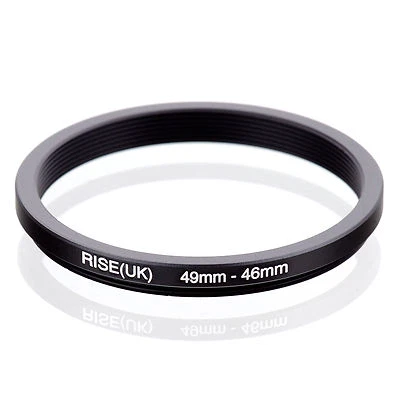 RISE (UK) 49-46MM 49MM-46MM 49 to 46 Step Down Ring Filter Adapter - Image 1 of 3