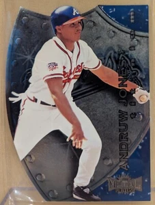 1998 Metal Universe TITANIUM #7 Andruw Jones Braves RARE DIE CUT EMBOSSED INSERT - Picture 1 of 2