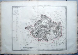 Italie - Dépt du Pô - Rare Grande Carte Dépt Français en Italie 84x58 vers 1803 - Picture 1 of 3