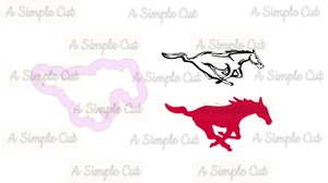 Cortador de galletas Mustang - Imagen 1 de 1