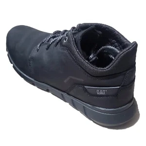 CAT WATERPROOF FOOTWEAR FLEXFWD TECHNOLOGY HENDON FLEECE CATERPILLAR BLACK BOOTS - Picture 1 of 18