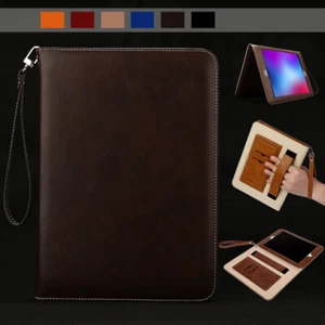 For iPad Pro Mini Air 2nd 3rd 4th 5th 6th 7th 8th 9.7" 10.2" Leather Case Cover - Picture 1 of 17