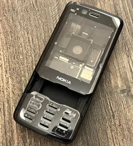 Nokia N82 Full Housing Chases Farbe Schwarz - Bild 1 von 6