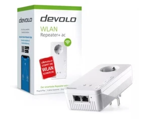 Devolo WiFi Repeater+ ac WLAN Verstärker 1200 Mbps 2x LAN-Port WiFi Booster - Afbeelding 1 van 3