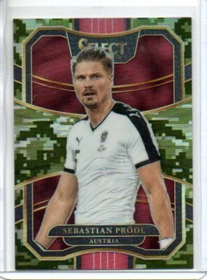 2017-18 SEBASTIAN PRODL PANINI SELECT SOCCER CAMO PRIZM PARALLEL #d 12/20 RARE - Image 1 of 2