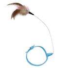 Interactive Cats Feather Neckband Funny Cats Stock Cat Teaser Stick
