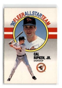 1990-Fleer All-Star Team-#8-Cal Ripken, Jr. -Baltimore Orioles