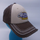 Weaver Leather Livestock Brown Adjustable Distressed Hat by Cap America