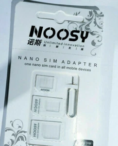 3 in 1 Nano Micro SIM Card to SIM Card Adapter Converter - Picture 1 of 2
