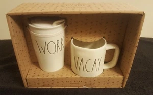 Rae Dunn By Magenta Artisan Collection (Work & Vacay) Tumbler/Mug *Free Shipping - Picture 1 of 1