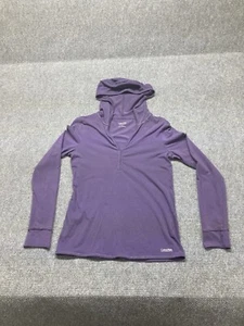 Calvin Klein Hooded Performance Top Women’s Size S Purple Long Sleeve Pullover - Picture 1 of 8
