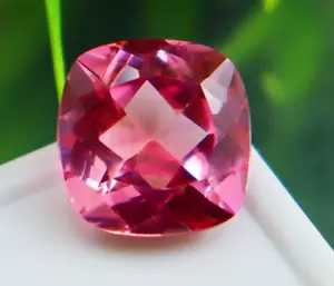 Zafiro Padparadscha Natural 17.90 Excelente Corte Cojín Padparadcha Piedra Preciosa - Imagen 1 de 9