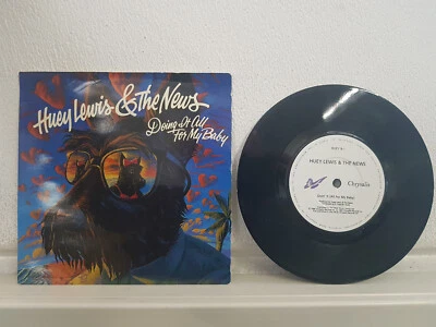 Huey Lewis & The News	 Doing it all for my Baby	Bad is bad 1987 Single 7" Platte - Bild 1 von 2