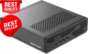 MINISFORUM MS-01-S1260 Mini PC, Intel i5-12600H, 10Gbps LAN, No OS/RAM/SSD. - Picture 1 of 12