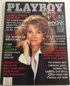 playboy's magazine December 1989 Gala Christmas Issue Candice Bergen - Picture 1 of 5