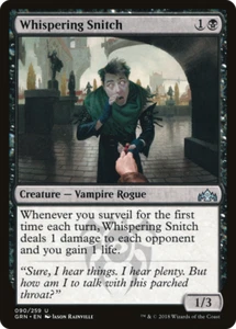 WHISPERING SNITCH x4 ~mtg NM/M Guilds of Ravnica 4 Unc - Bild 1 von 1