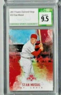 2017 Panini Diamond Kings Stan Musial CSG 9.5 - Image 1 of 2