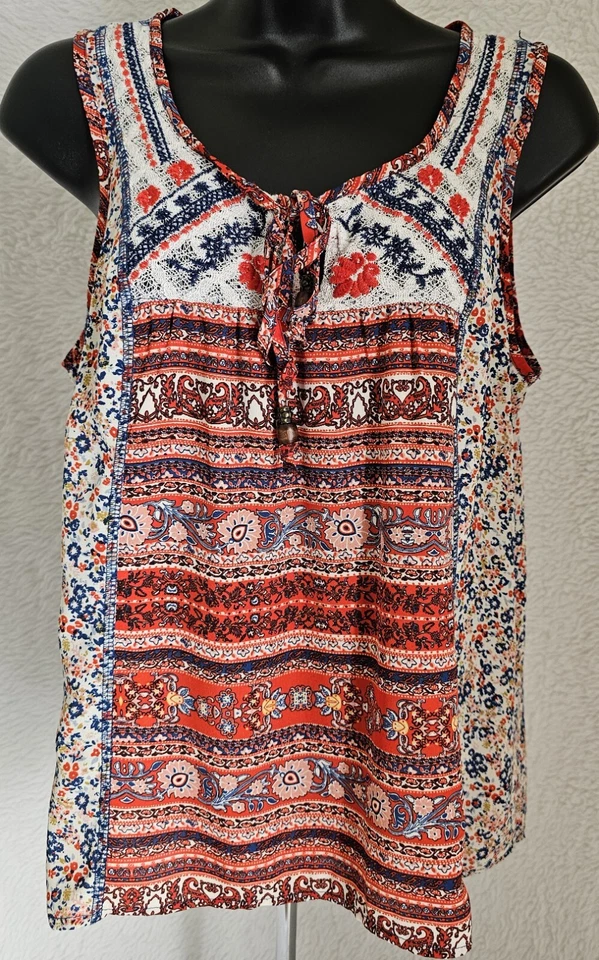 Camisa blusa Xhilaration para mujer talla M mediana sin mangas cuello redondo Foto 1 de 4