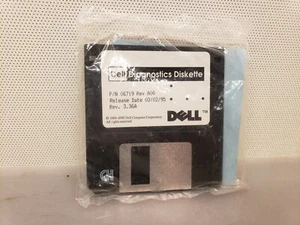 Vintage New Sealed Dell Diagnostics Diskette 3.36A - 3.5" Floppy Disk Media - Picture 1 of 2