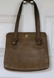 Piccola borsa vintage Ronay pelle marrone ciottolato interno scamosciato realizzata anni 50 60 - Foto 1 di 11