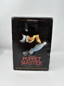 PUPPET MASTER Volume One Boxset 4 DVD 1-4 HORROR Full Moon Features - Picture 1 of 7