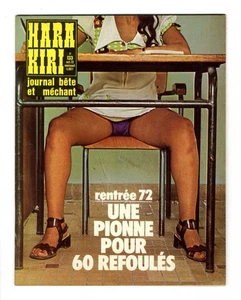 HARA KIRI n°133 oct 1972   Rentrée 72   GEBE / COPI / WOLINSKI / REISER  TTBE - Picture 1 of 2