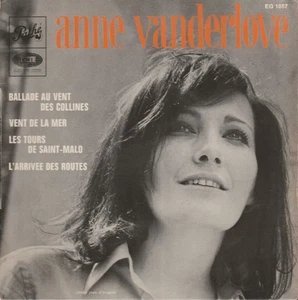 ANNE VANDERLOVE Ballade Au Vent Des Collines France EP 7" 45 Folk Pop Chanson - Bild 1 von 4