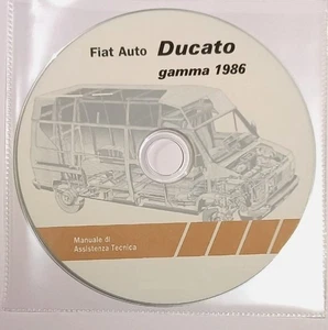 CD MANUALE OFFICINA FIAT DUCATO (1.9 2.0 2.5 cc.) Ducato 10-14-18 Prima Serie - Foto 1 di 8