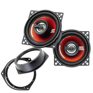 MTX TR40C 2-Way 620W Coaixal Speakers to fit Vauxhall Zafira 1999-05 Rear Doors - Picture 1 of 6