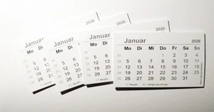 Mini - Kalender 2026, Kalender - Set, 2 Stück mit Papprücken,neu,basteln,u.vm. - Bild 1 von 4